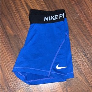 Blue nike pros